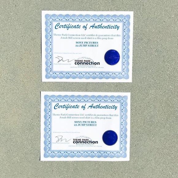 Screen Worn Jonah Hill 22 Jump Street Outfit + COA - Picture 10 of 11